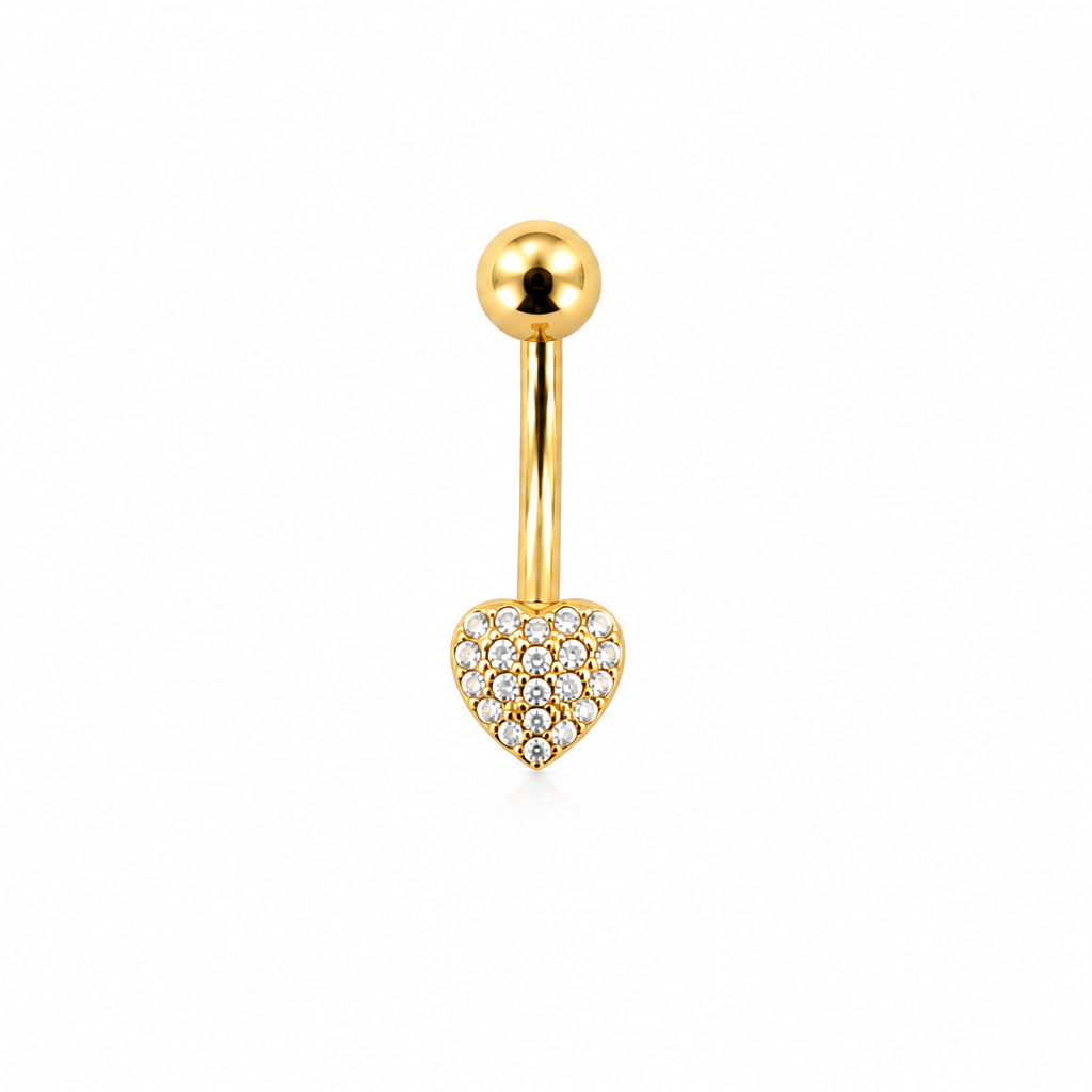 Piercing Coração | Umbigo